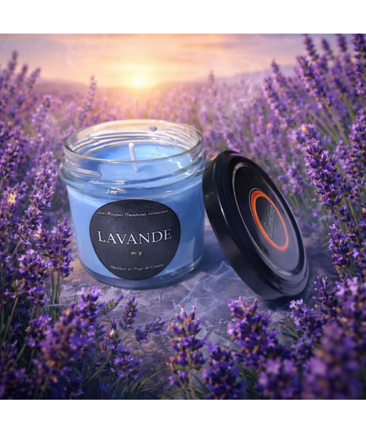 bougie parfumée lavande