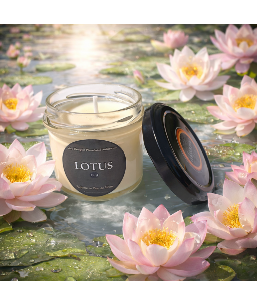 bougie parfumée lotus
