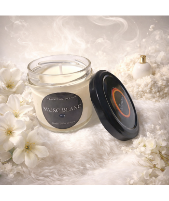 bougie parfumée musc blanc