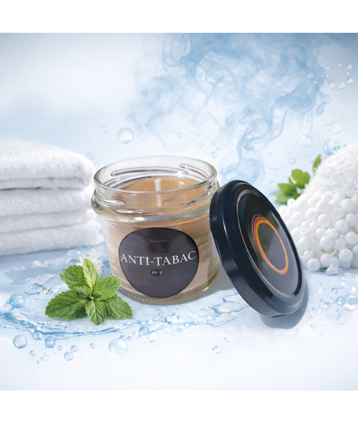 bougie parfumée anti tabac