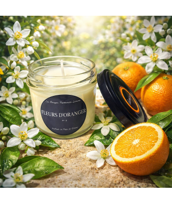 bougie parfumée fleur d'oranger