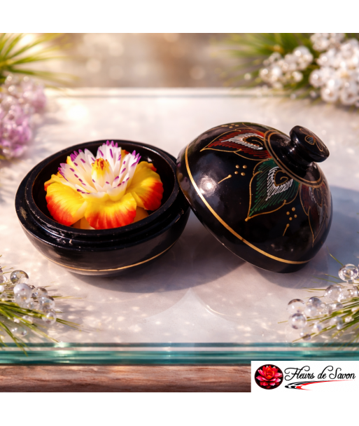 fleur de savon sculpte