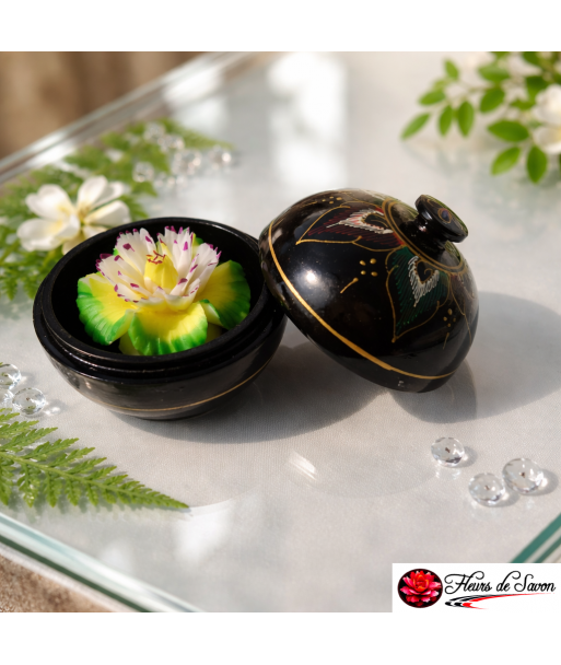 fleur de savon sculpte