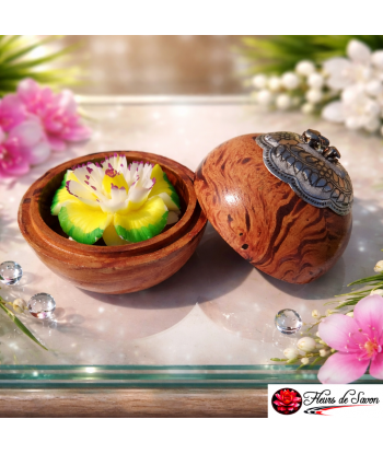 fleur de savon sculpte