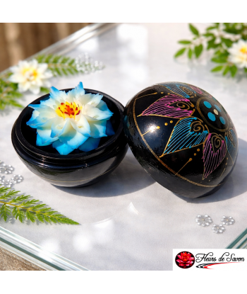 fleur de savon sculpte