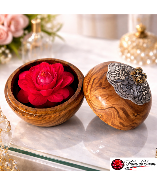 fleur en savon