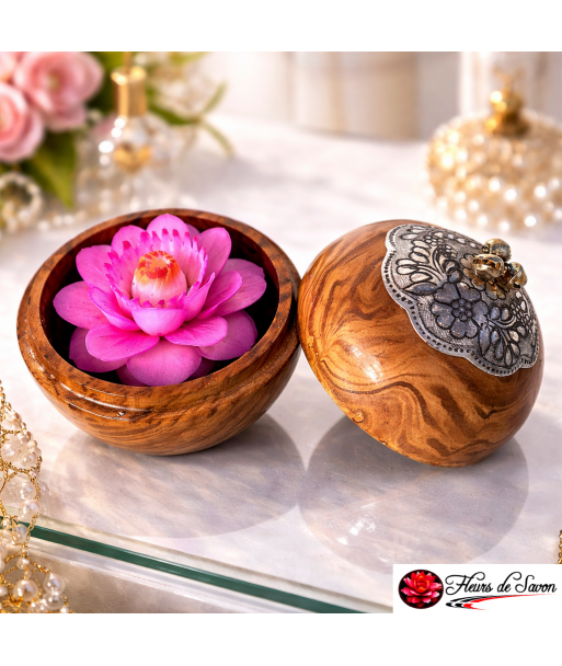 fleur en savon