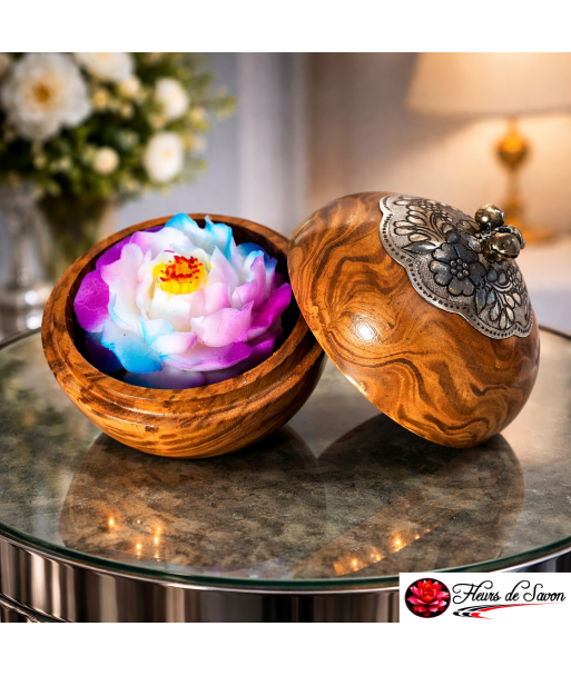 fleur en savon