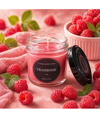 bougie parfumée framboise