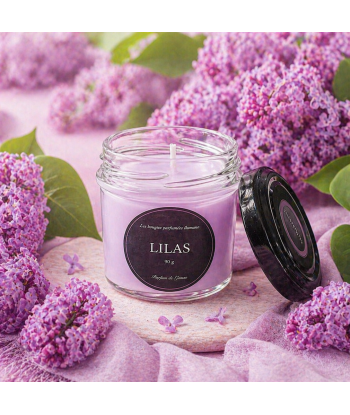 Bougie parfumée lilas