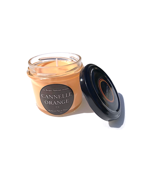 bougie parfumée cannelle orange